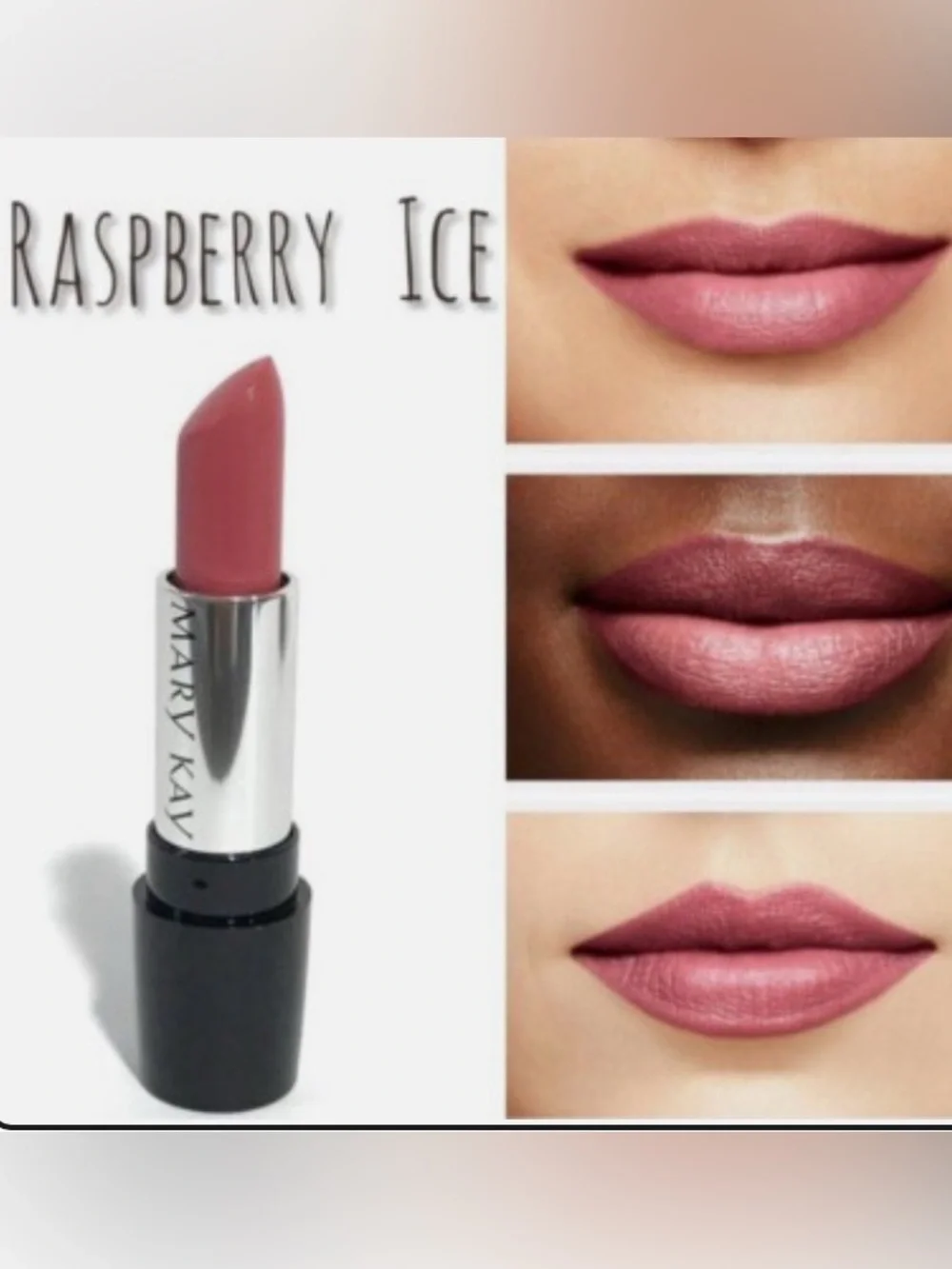Mary Kay Raspberry Ice Lipstick -Gel Matte